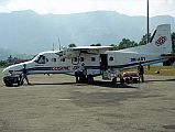 606 Pokhara Airport I caught a taxi at Naya Pul for the 42km trip back to Pokhara Airport, where I caught the next Cosmic Air flight to Kathmandu.